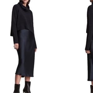AllSaints 2 in 1 Tierny Roll Neck Dress